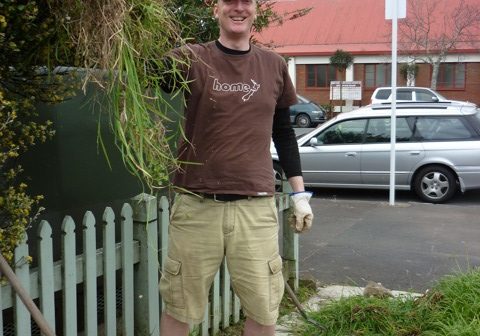 Paul Shortland Grey Lynn working bee Dec 2012