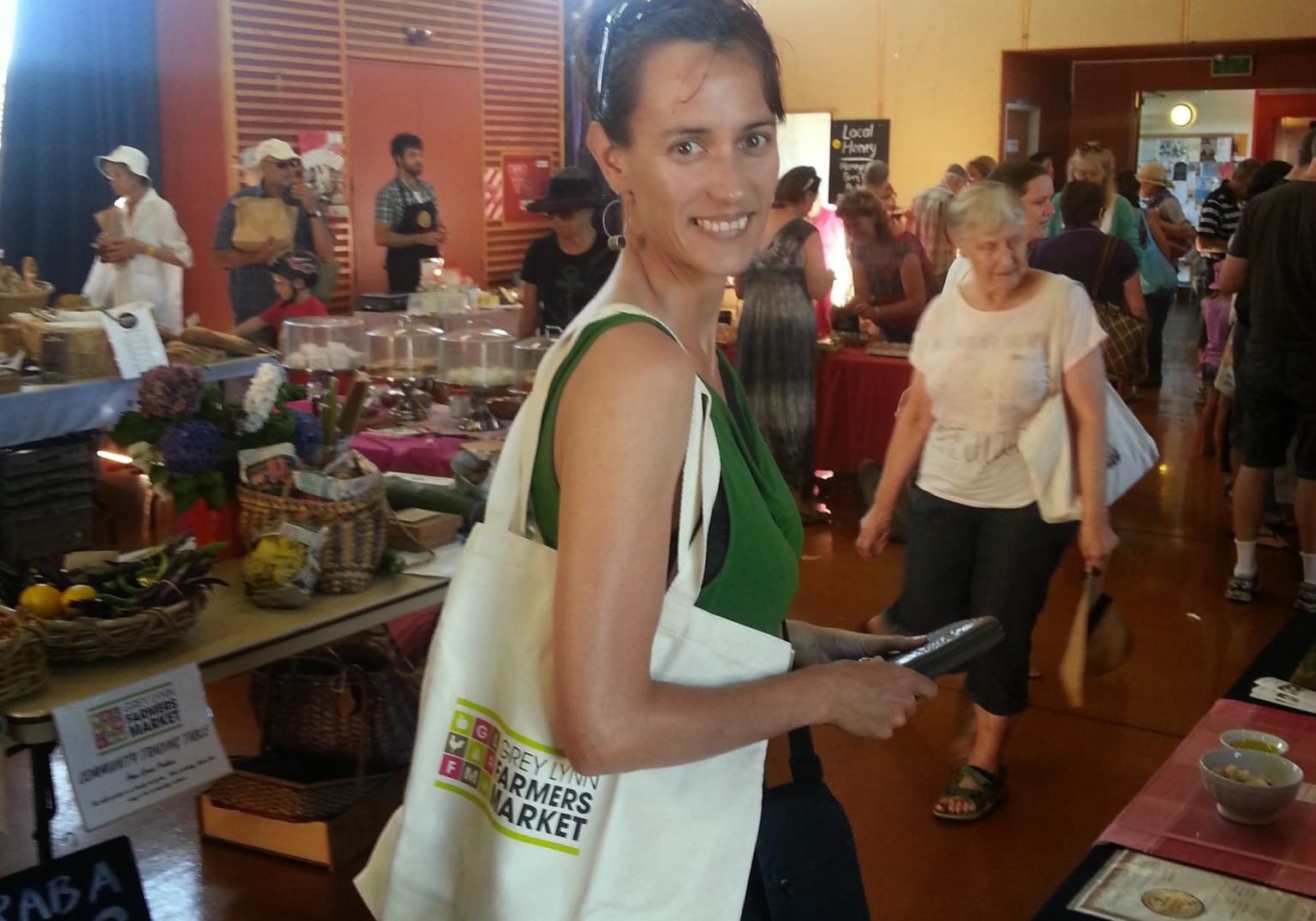 Susanna Stoddart and her GLFM bag